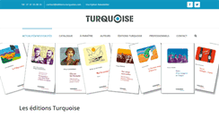 Desktop Screenshot of editions-turquoise.com