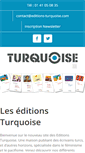 Mobile Screenshot of editions-turquoise.com