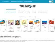 Tablet Screenshot of editions-turquoise.com